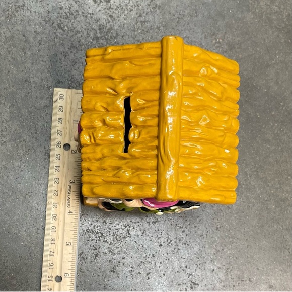 Vintage Disney Productions Three Little Pigs Savings Bank Big Bad Wolf - Picture 8 of 8